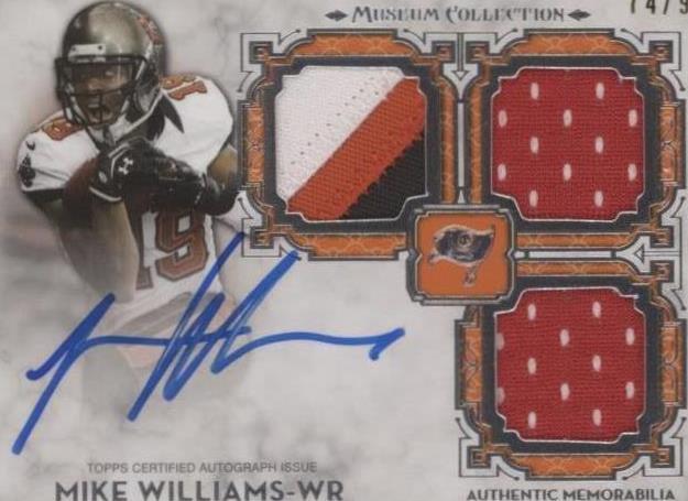 2013 Topps Museum Collection Mike Williams #SSTRA-MW