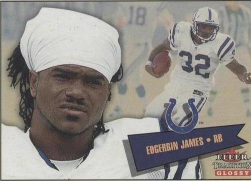 2001 Fleer Tradition Glossy Edgerrin James #174