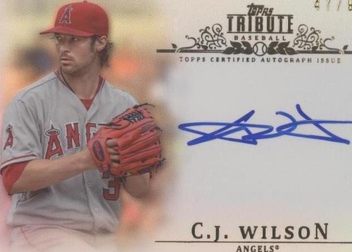 2013 Topps Tribute - C.J. Wilson #TA-CW2