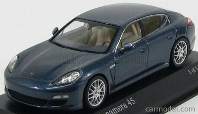 scala 1/43 porsche panamera 4s 2011 blue met