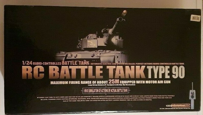 AN110　1/24 ラジコン BATTLE TANK TYPE90 Amazon.com: POCO DIVO Type 90 Japan Battle Tank RC Airsoft