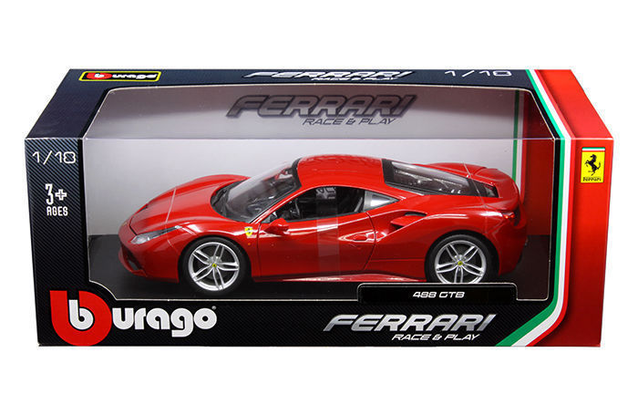 Ferrari 488 Gtb Red Bburago 1 18th