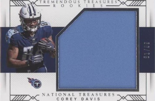 2017 Panini National Treasures Corey Davis #22