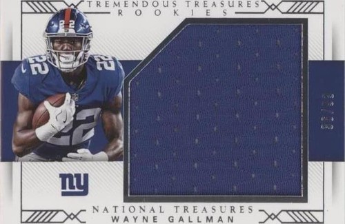 2017 Panini National Treasures Wayne Gallman #35