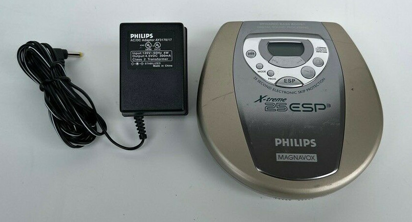 Philips Magnavox X-Treme 25 ESP3 Portable CD Player AZ7781/1