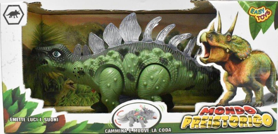 Dinosauro Cammina Muove La Coda Con Luci Suoni Giocattolo Gioco Bambini dfh
