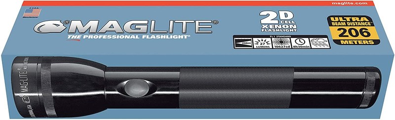 MAGLITE Xenon-Lampe 2D Taschenlampe schwarz Display Box... 