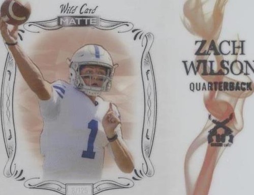2021 Wild Card MATTE Zach Wilson #MSG-5