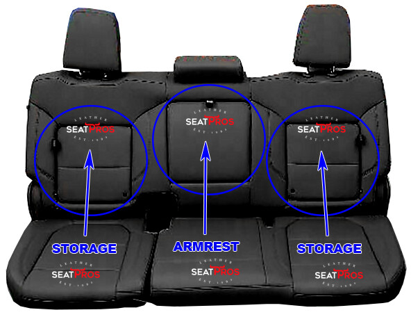 KATZKIN Leather Seat Covers 2019-2021 Chevrolet Silverado Crew Double