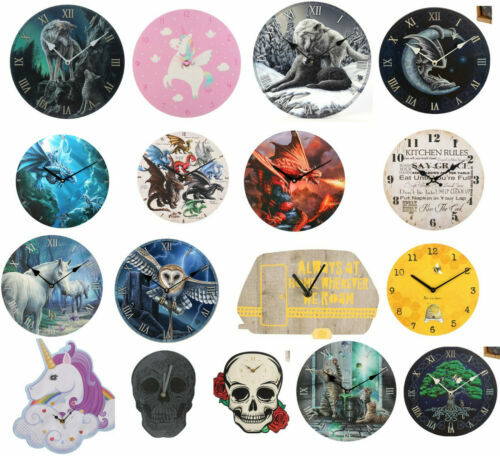 Glass Multicoloured Clocks