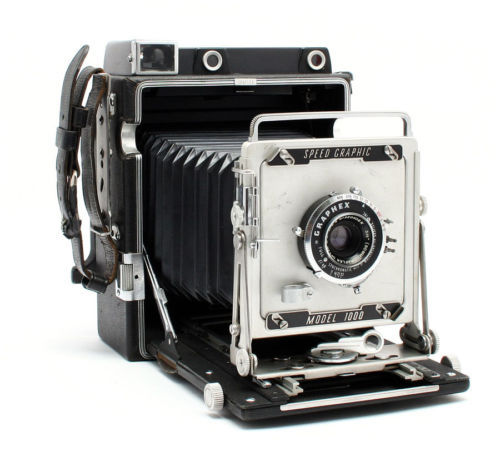 Graflex Speed Graphic 3x4 Press Camera w/ Compur Carl Zeiss Tessar