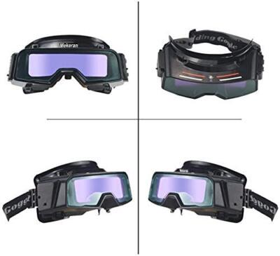 Auto Darkening Welding Goggles, View Area 4.72x1.37 Inch, Assemblable Welding...