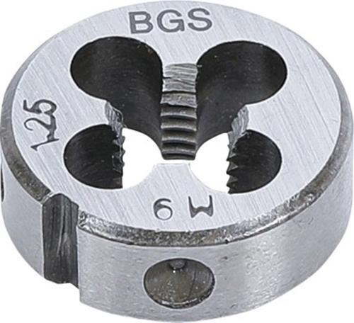 BGS-1900-M9X1.25-S | Gewindeschneideisen | M9 x 1,25 x 25 mm