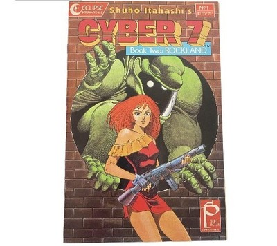 Shuho Itahashi's Cyber 7 Book Two # 1: Rockland Comic Book  Eclipse Comics 1989
