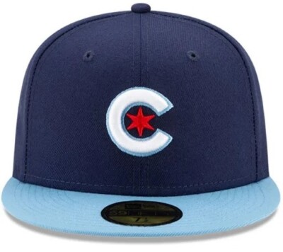 Бейсболка New Era 9Fifty MLB Chicago Cubs Blue City Connect - OSFM