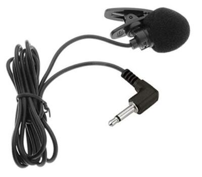Mini lavalier Lapel Tie Clip-on 3.5mm Jack Condenser Collar Microphone for 