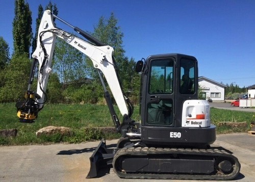 2014 Bobcat E50 Excavator Cab 1180 Hours