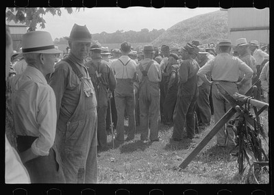 Public auction,central Ohio,OH,Farm Security Administration,FSA,August 1938,22