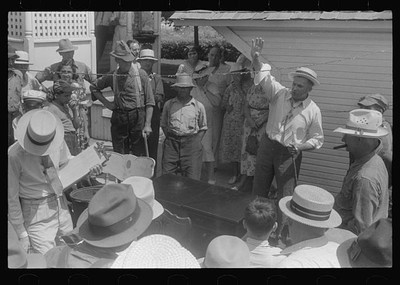 Public auction,central Ohio,OH,Farm Security Administration,FSA,August 1938,19