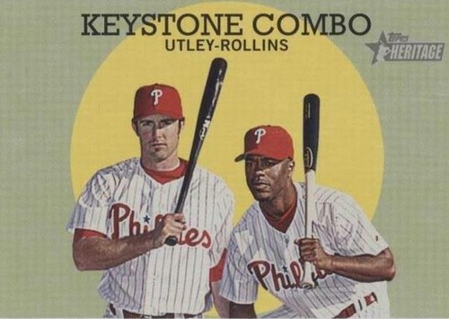 2008 Topps Heritage - Chase Utley Jimmy Rollins #408