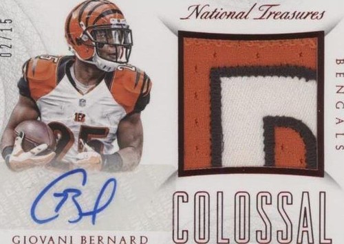2015 Panini National Treasures Giovani Bernard #COS-GB