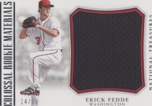 2018 Panini National Treasures - Erick Fedde #CRM-EF