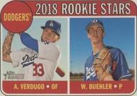 2018 Topps Heritage - Alex Verdugo Walker Buehler #266
