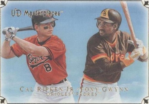 2007 UD Masterpieces - Cal Ripken Tony Gwynn #42