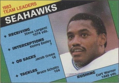 1984 Topps Curt Warner #188