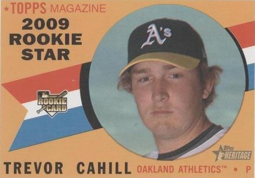 2009 Topps Heritage - Trevor Cahill #711