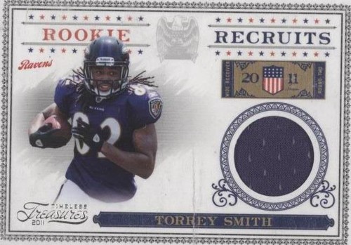 2011 Panini Timeless Treasures Torrey Smith #6