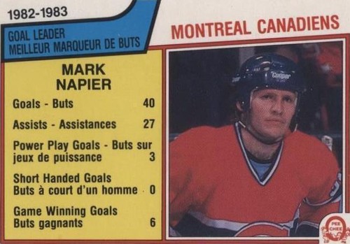 1983-84 O-Pee-Chee - Mark Napier #182