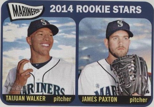 2014 Topps Heritage - James Paxton Taijuan Walker #354