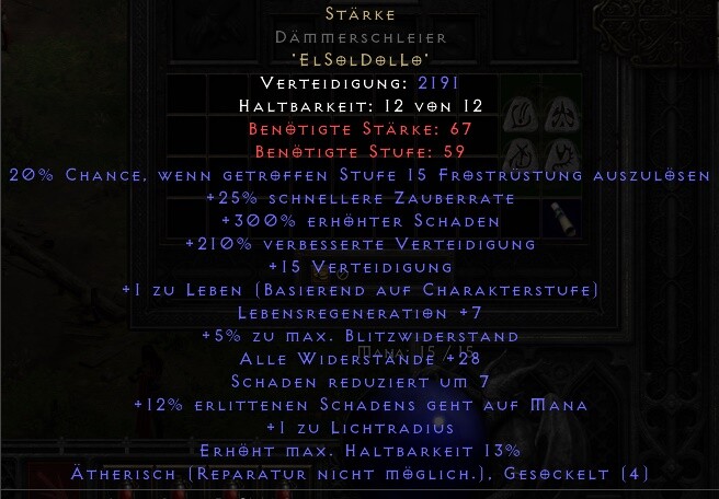 DIABLO 2 RESURRECTED D2R NON LADDER / NL- SOFTCORE ENIGMA