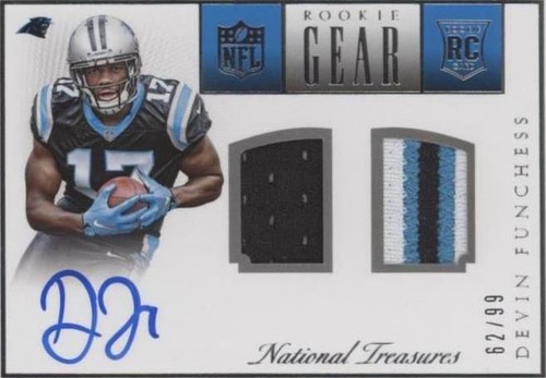 2015 Panini National Treasures Devin Funchess #RNG-DF