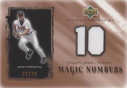 2001 Upper Deck Ultimate Collection - Chipper Jones #MN-CJ