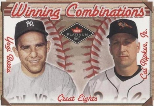 2001 Fleer Platinum - Cal Ripken Yogi Berra #28 WC
