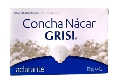 2-Pk Grisi Concha Nacar Clarifying Soap 125g/4.4oz.