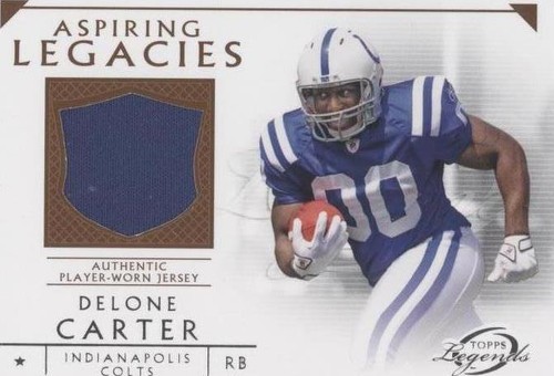 2011 Topps Gridiron Legends Delone Carter #ALR-DC