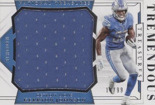 2018 Panini National Treasures Kerryon Johnson #TT-14
