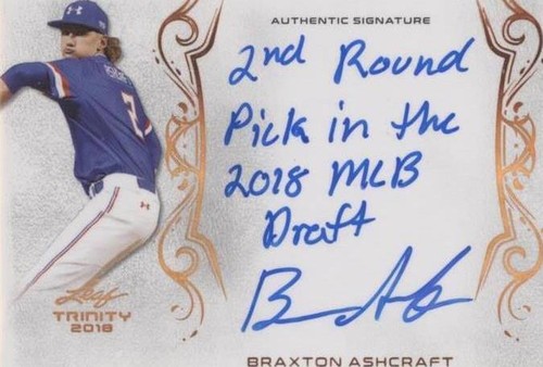 2018 Leaf Trinity - Braxton Ashcraft #A-BA1
