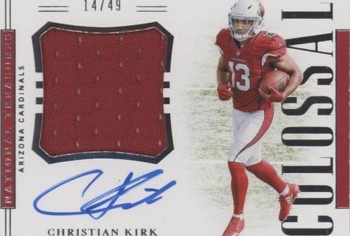 2018 Panini National Treasures Christian Kirk #RCS-CK