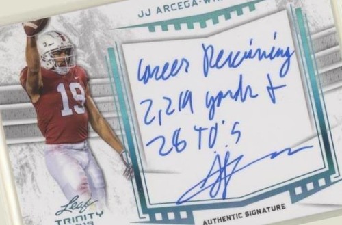 2019 Leaf Trinity J.J. Arcega-Whiteside #A-JJA