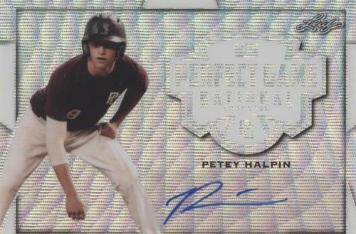 2019 Leaf Perfect Game National Showcase - Petey Halpin #BA-PH2