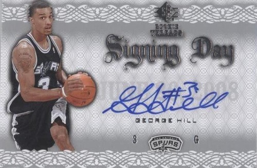 2008-09 SP Rookie Threads - George Hill #SD-GH