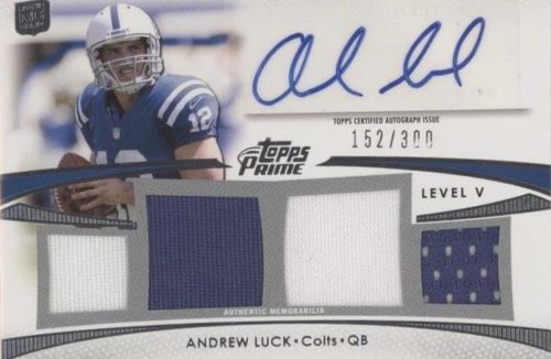 2012 Topps Prime Andrew Luck #PV-AL