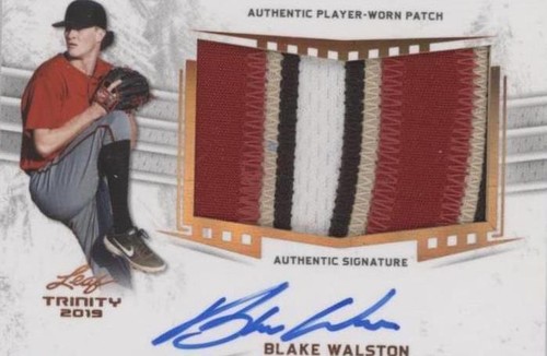 2019 Leaf Trinity - Blake Walston #PA-BW1