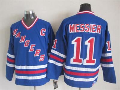 NY #11 Mark Messier Jersey Classic Style Blue