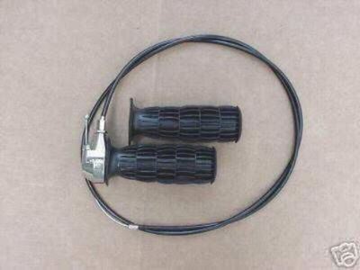 7/8'' MINI BIKE THROTTLE CABLE & GRIPS MINIBIKE PARTS (Metal inside,not plastic