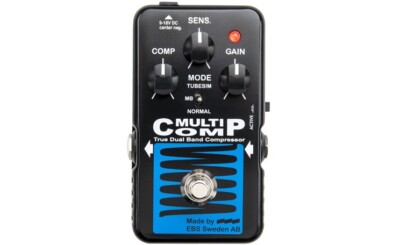 EBS MultiComp Blue Label Analog Multiband Compressor Pedal